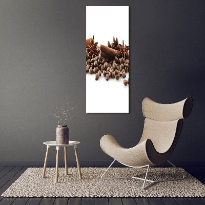 Tableau toile imprimée Grains de café