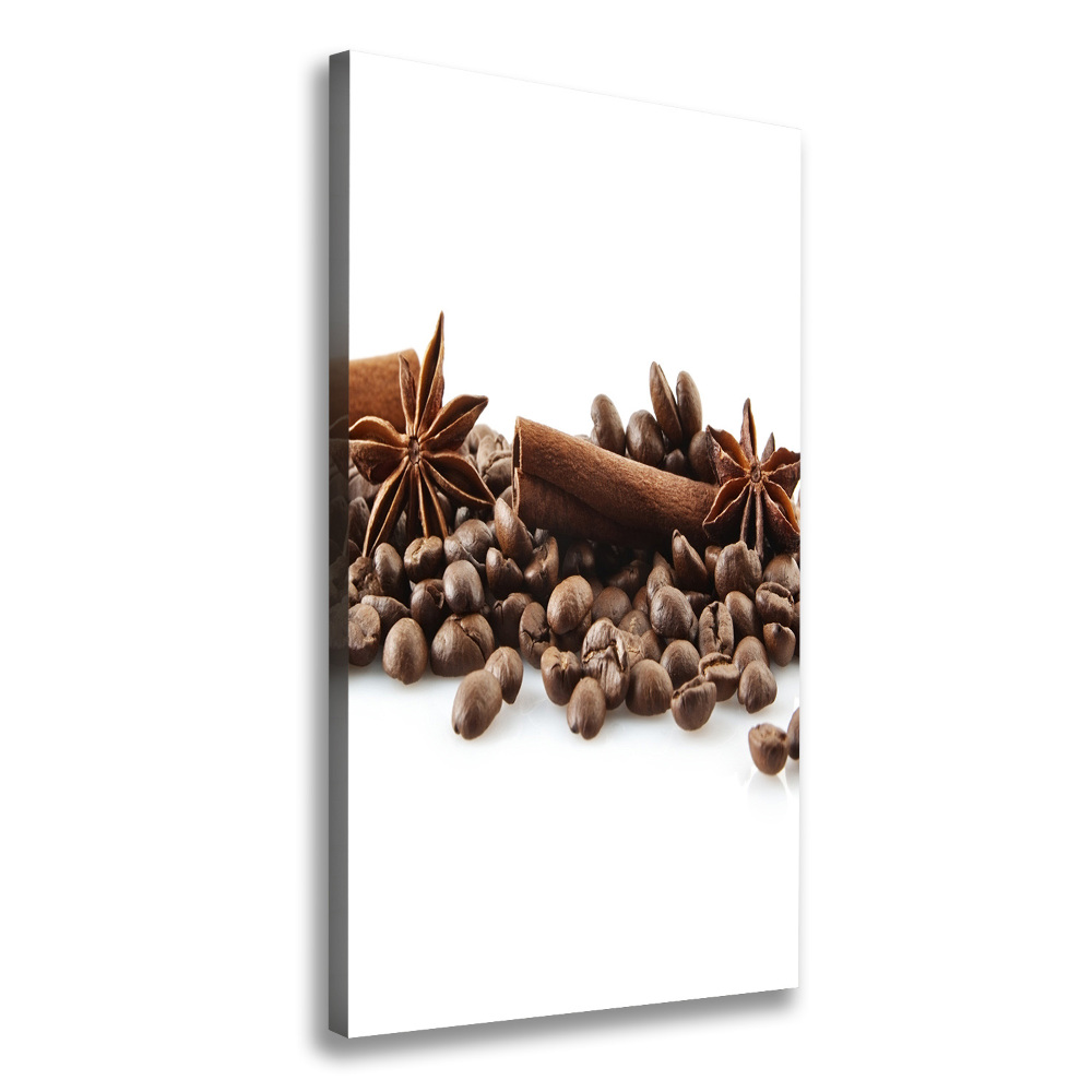 Tableau toile imprimée Grains de café