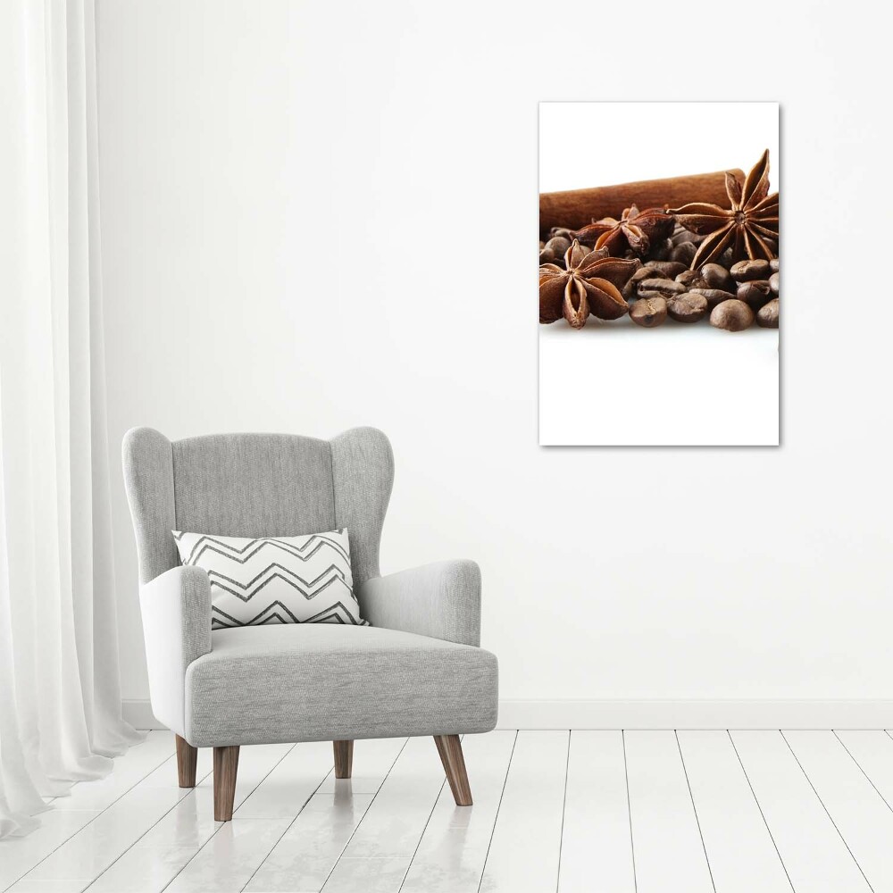 Tableau toile imprimée Grains de café