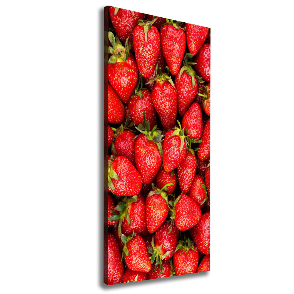 Tableau toile imprimée Les fraises