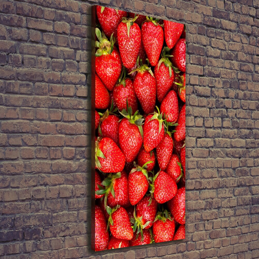 Tableau toile imprimée Les fraises