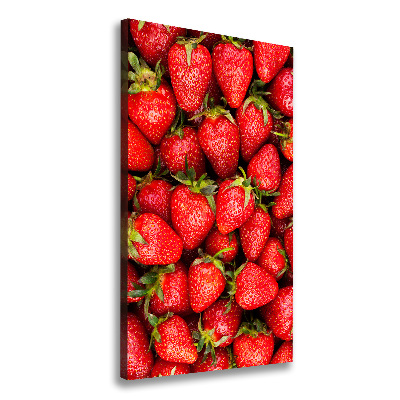 Tableau toile imprimée Les fraises