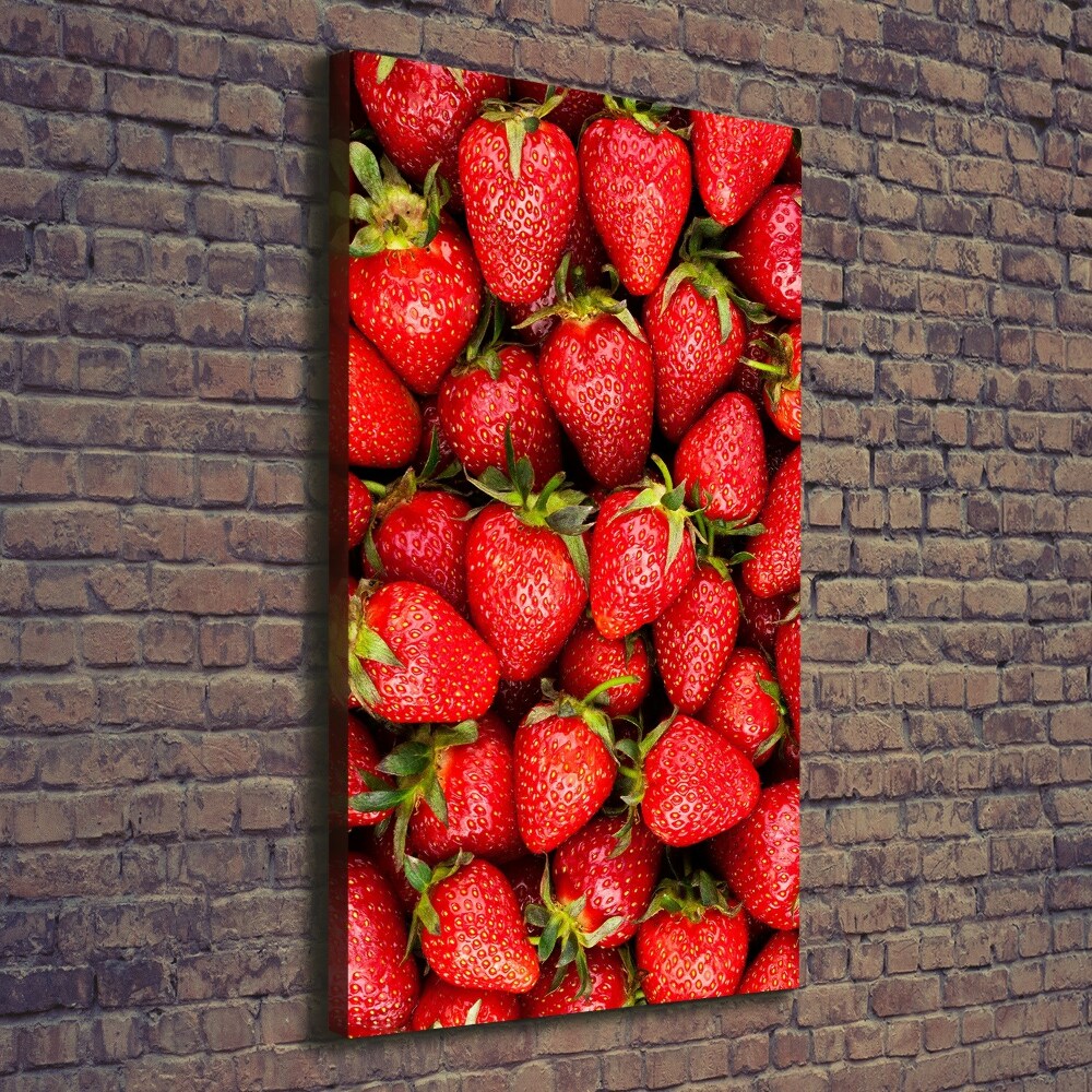 Tableau toile imprimée Les fraises