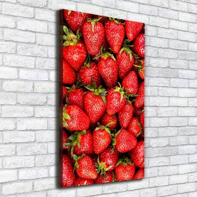 Tableau toile imprimée Les fraises