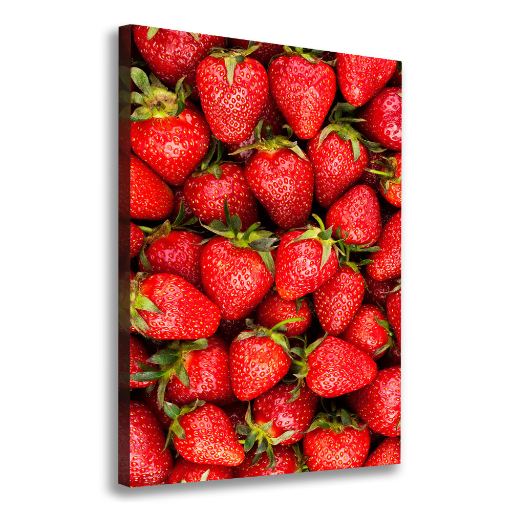 Tableau toile imprimée Les fraises