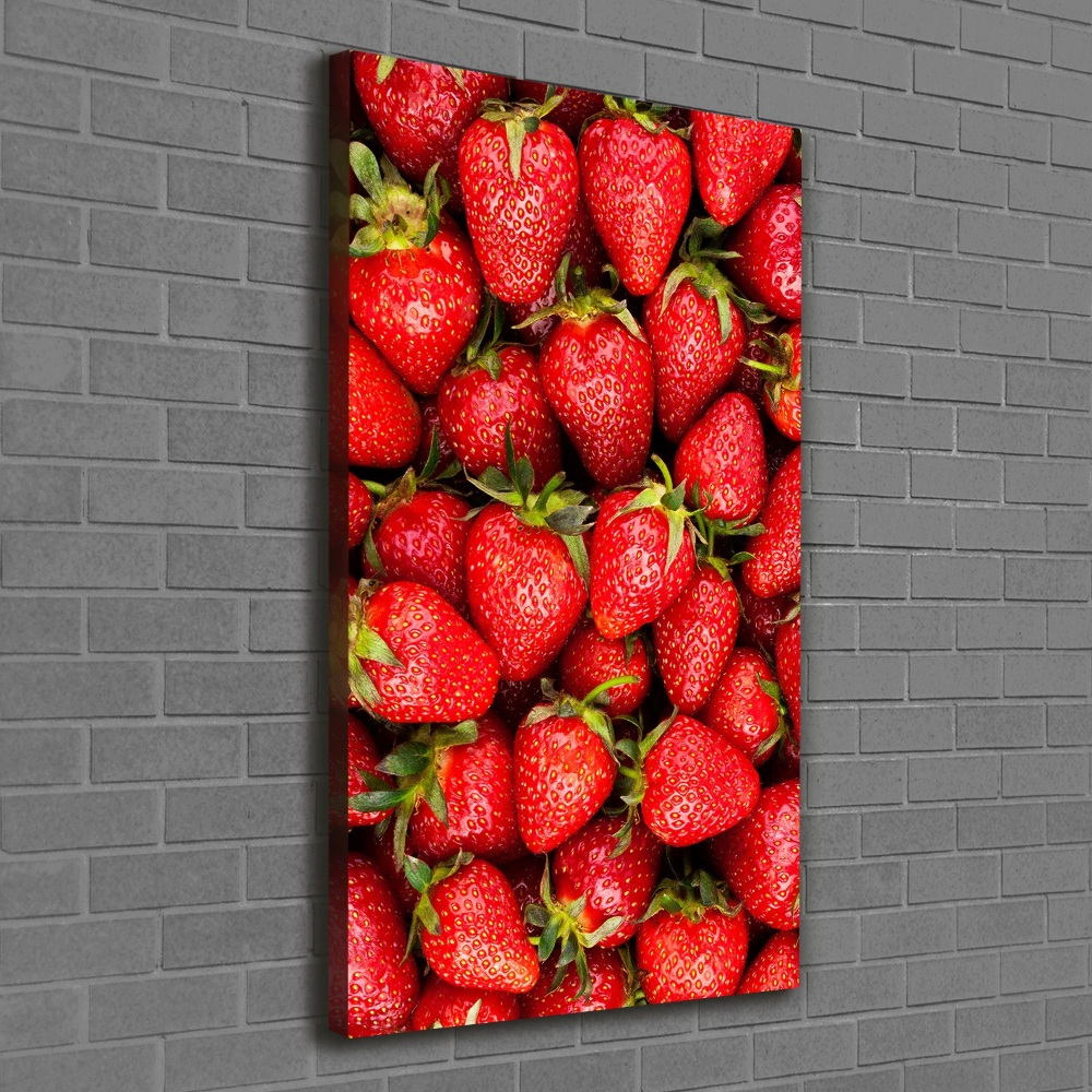 Tableau toile imprimée Les fraises