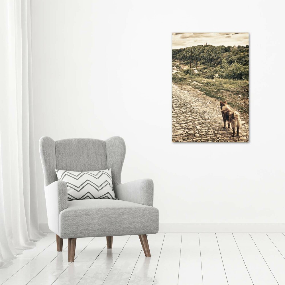 Tableau sur toile Deux chiens de montagne