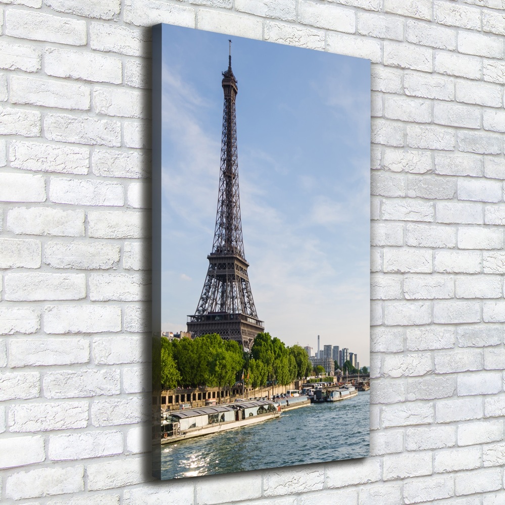 Tableau sur toile Tour Eiffel symbole de la France