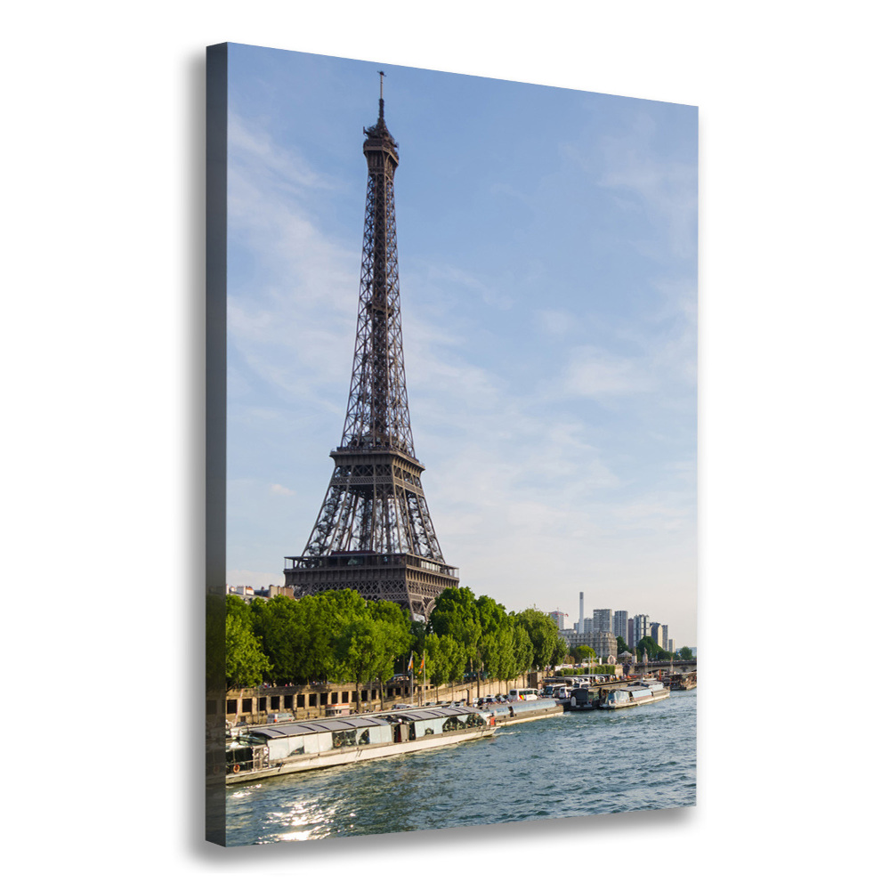 Tableau sur toile Tour Eiffel symbole de la France