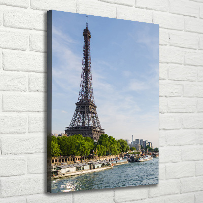 Tableau sur toile Tour Eiffel symbole de la France