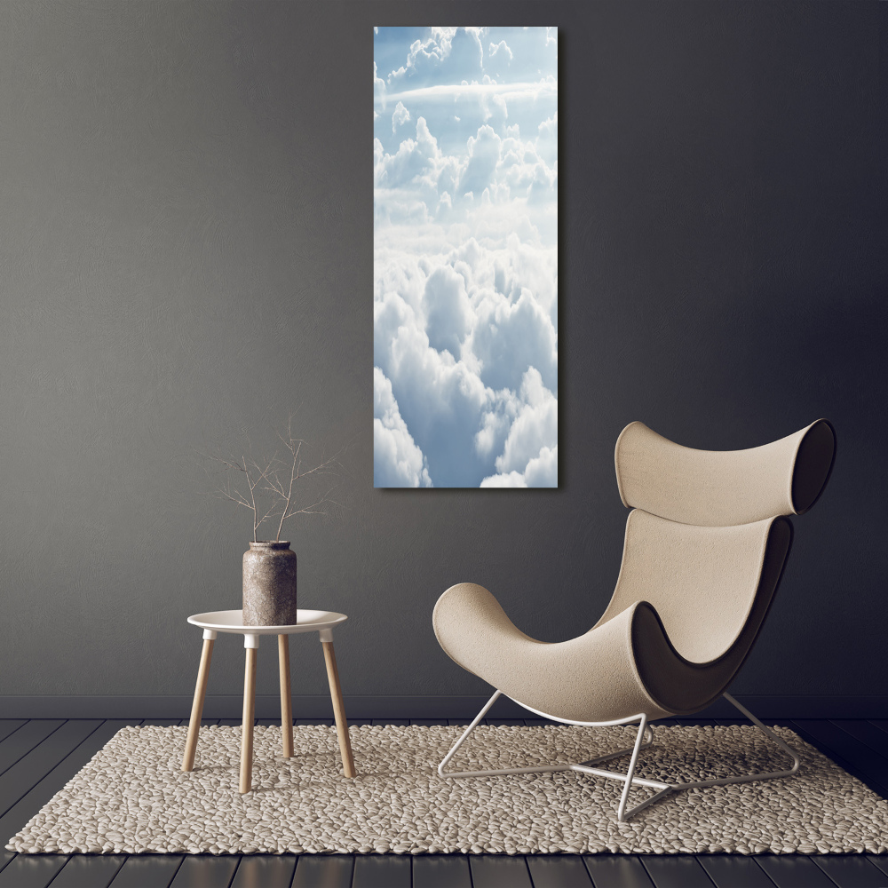 Tableau mural sur toile Vol au-dessus des nuages