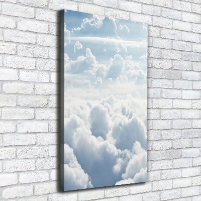 Tableau mural sur toile Vol au-dessus des nuages