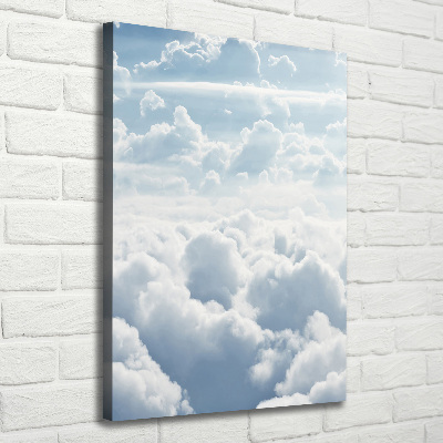 Tableau mural sur toile Vol au-dessus des nuages