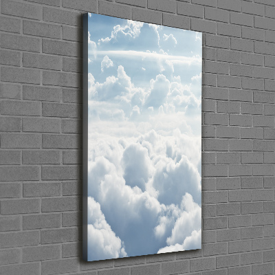 Tableau mural sur toile Vol au-dessus des nuages