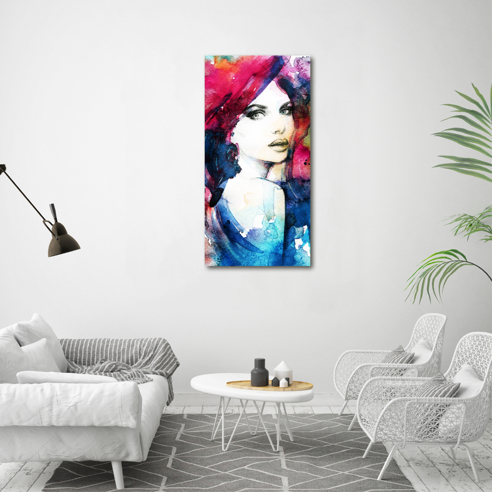 Tableau photo sur toile Femme abstraite