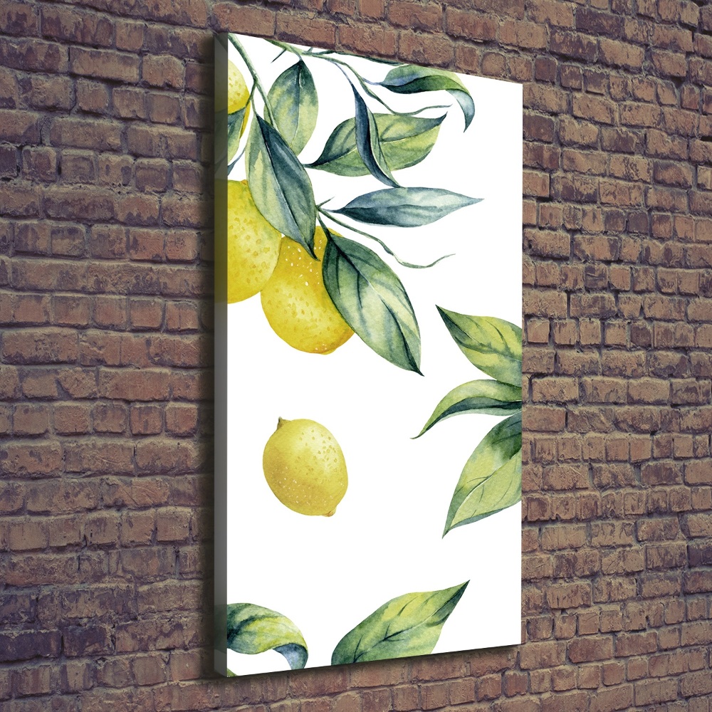 Tableau imprimé sur toile Citrons