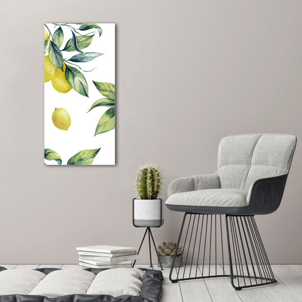 Tableau imprimé sur toile Citrons