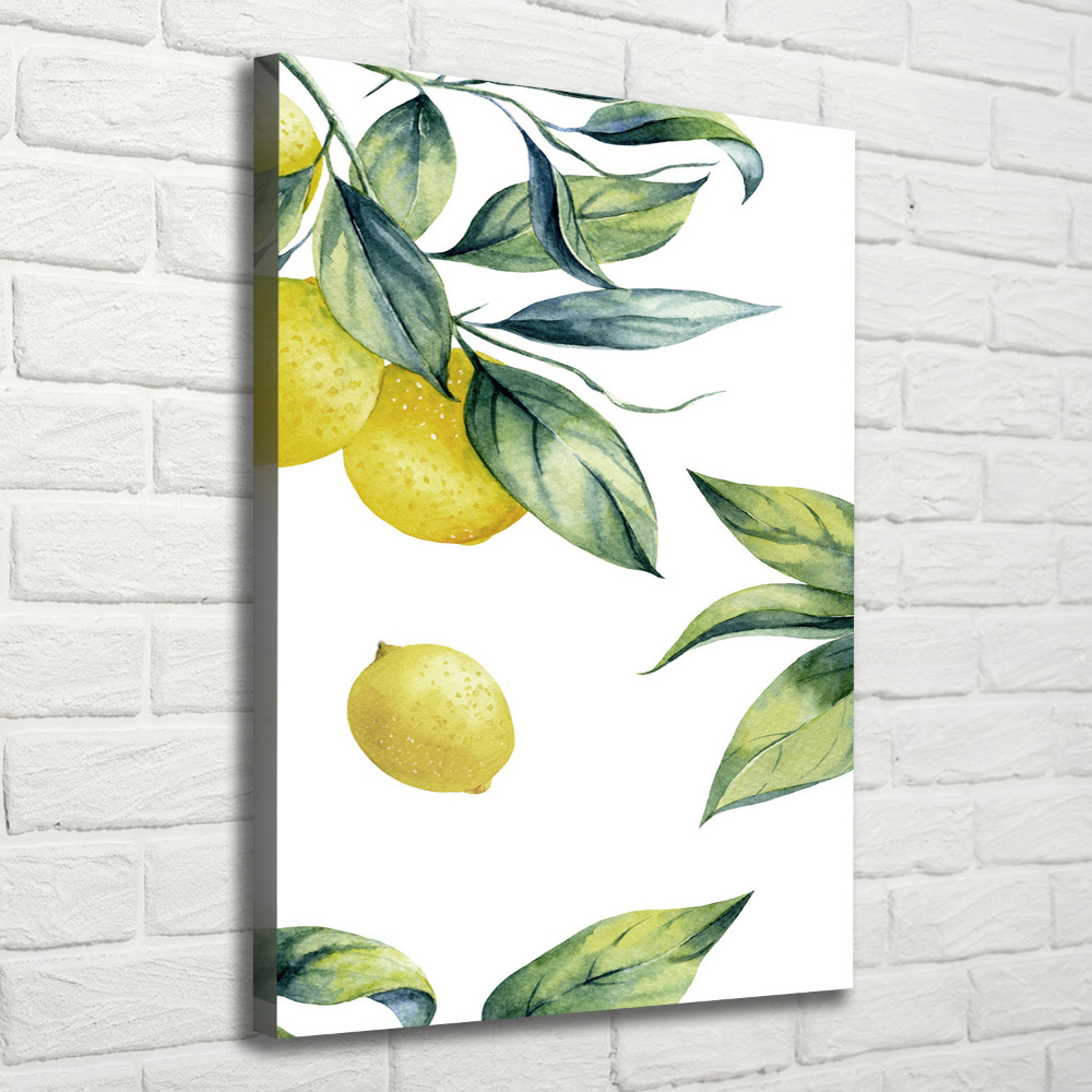 Tableau imprimé sur toile Citrons