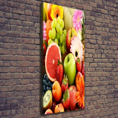 Tableau mural sur toile Fruits et fleurs