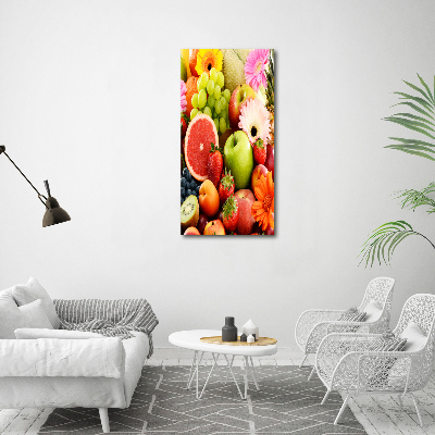 Tableau mural sur toile Fruits et fleurs