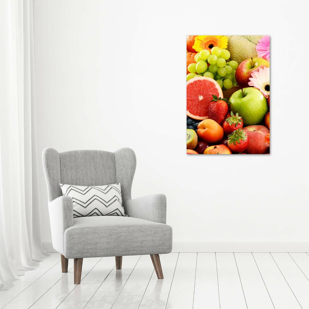 Tableau mural sur toile Fruits et fleurs