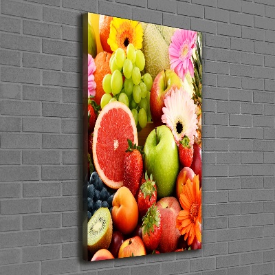 Tableau mural sur toile Fruits et fleurs