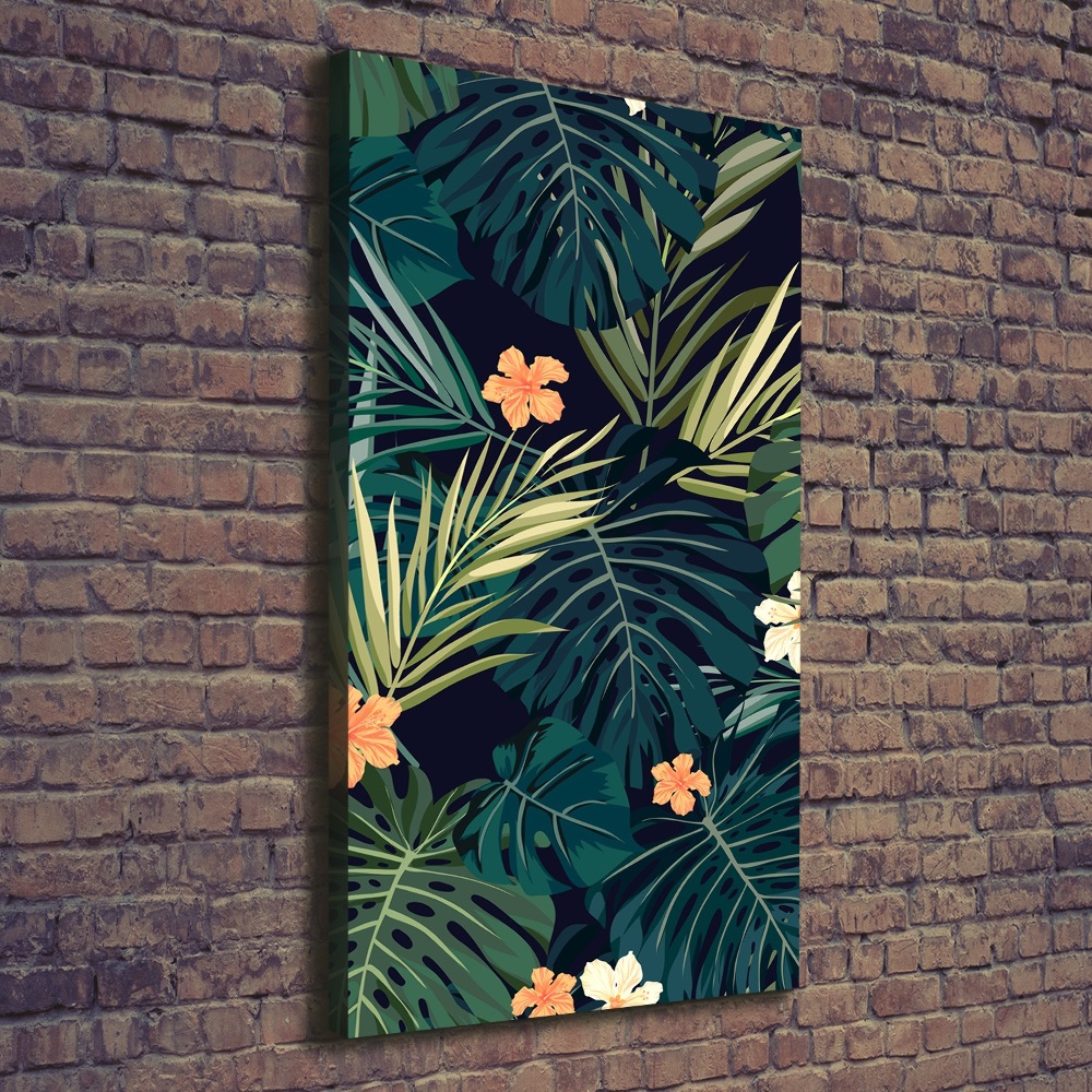 Tableau imprimé sur toile Les fleurs hawaïennes