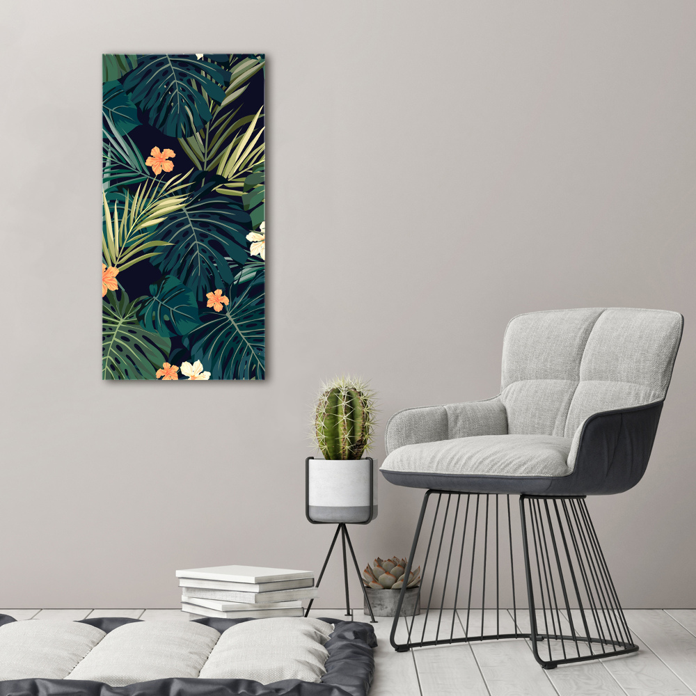 Tableau imprimé sur toile Les fleurs hawaïennes