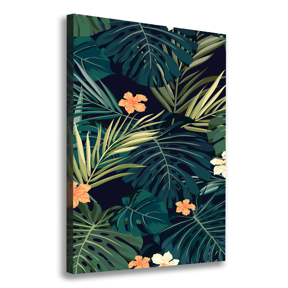 Tableau imprimé sur toile Les fleurs hawaïennes