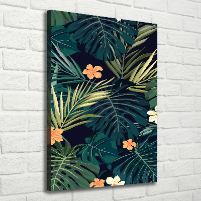 Tableau imprimé sur toile Les fleurs hawaïennes