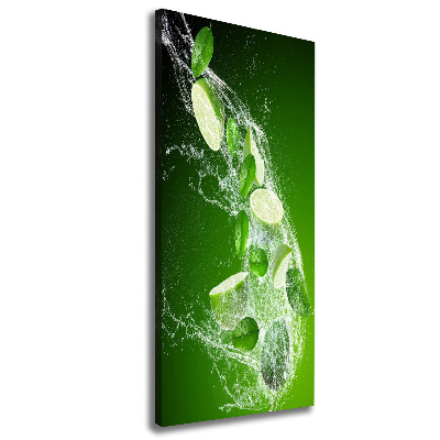 Tableau imprimé sur toile Vert lime clair