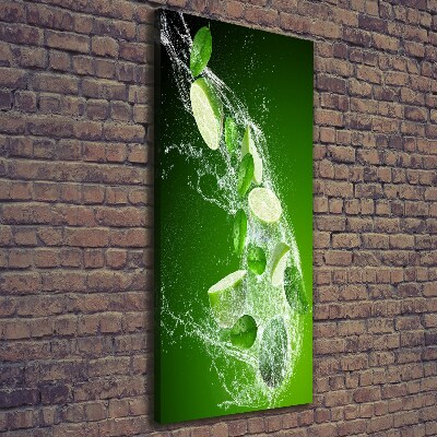 Tableau imprimé sur toile Vert lime clair