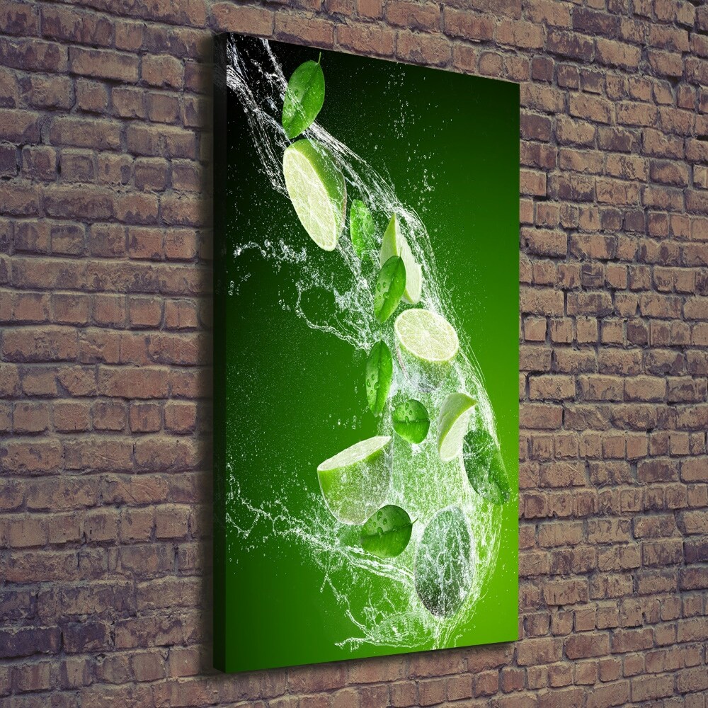 Tableau imprimé sur toile Vert lime clair