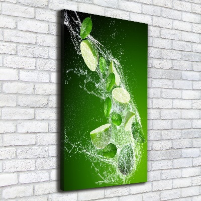 Tableau imprimé sur toile Vert lime clair