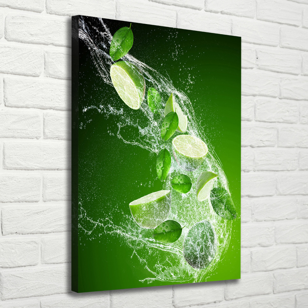 Tableau imprimé sur toile Vert lime clair