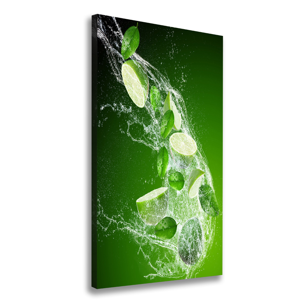 Tableau imprimé sur toile Vert lime clair