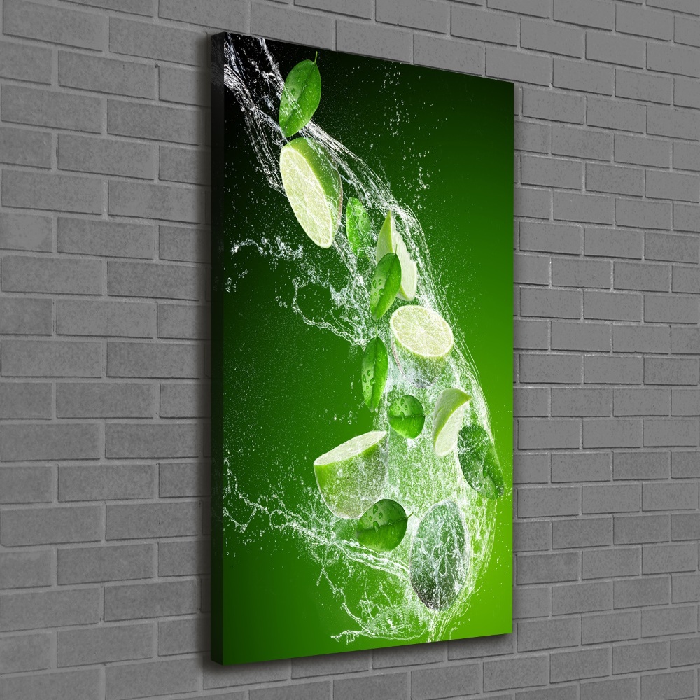 Tableau imprimé sur toile Vert lime clair