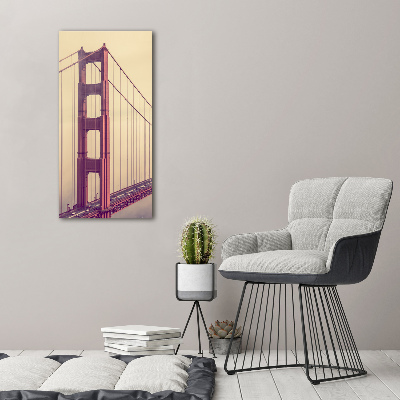 Tableau imprimé sur toile Pont de San Francisco