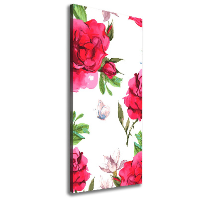 Tableau mural sur toile Roses rouges