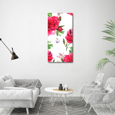 Tableau mural sur toile Roses rouges