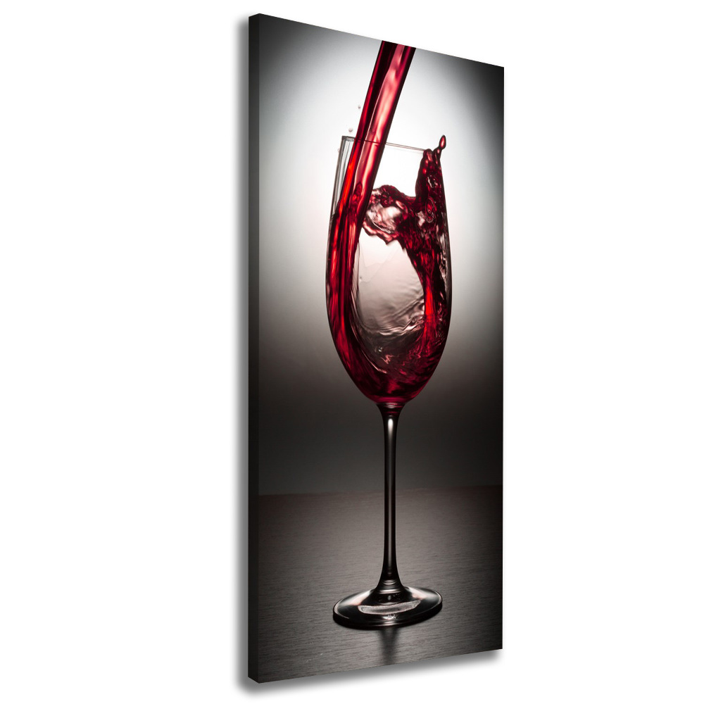 Tableau toile imprimée Vin rouge