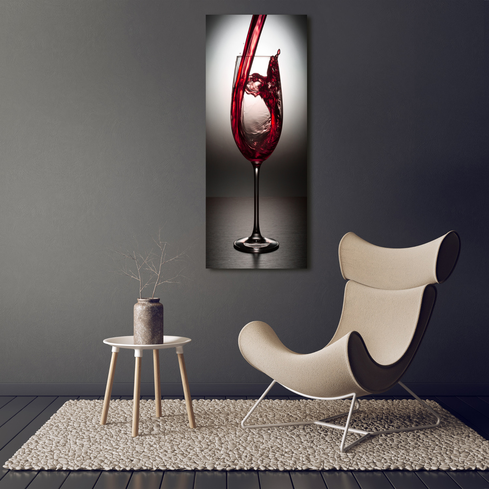 Tableau toile imprimée Vin rouge