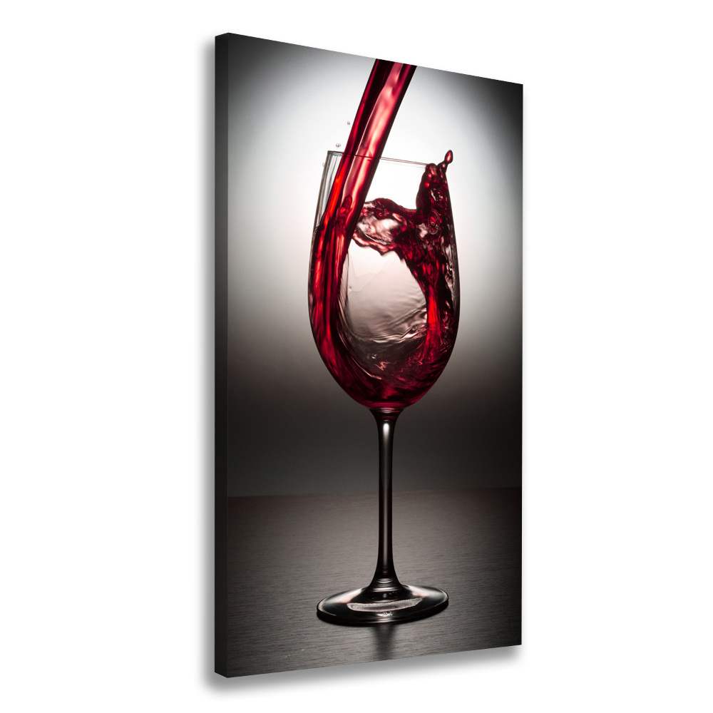 Tableau toile imprimée Vin rouge