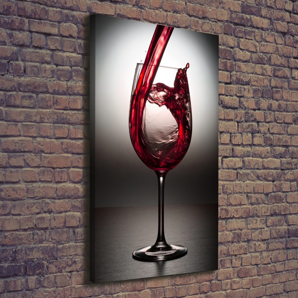 Tableau toile imprimée Vin rouge