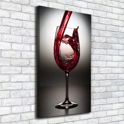 Tableau toile imprimée Vin rouge