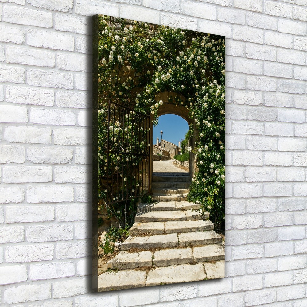 Tableau photo sur toile Arche florale