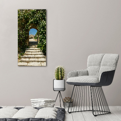 Tableau photo sur toile Arche florale