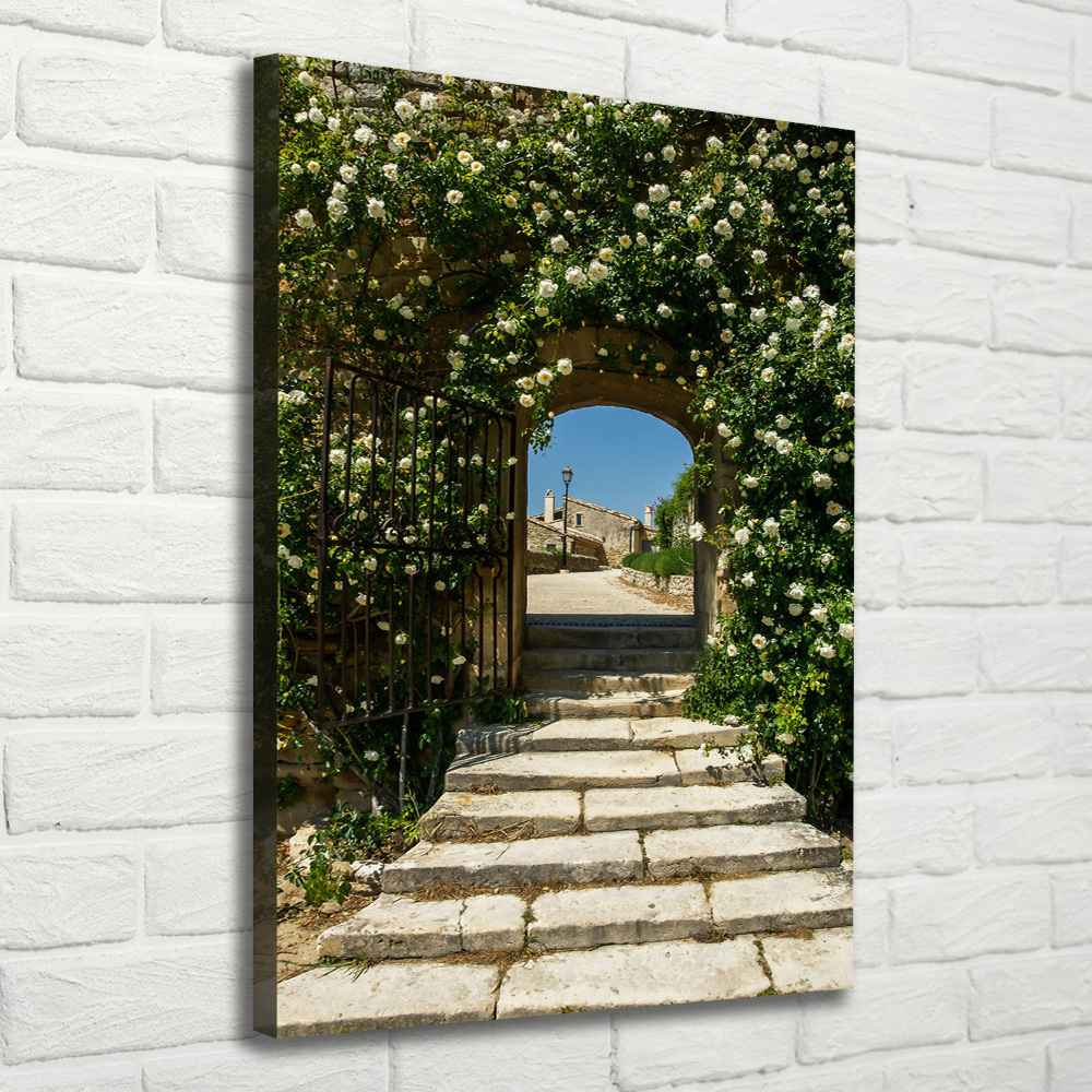 Tableau photo sur toile Arche florale