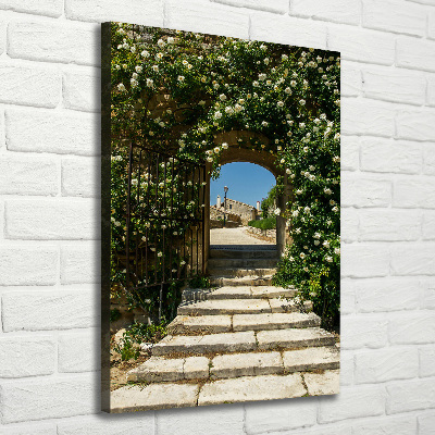 Tableau photo sur toile Arche florale