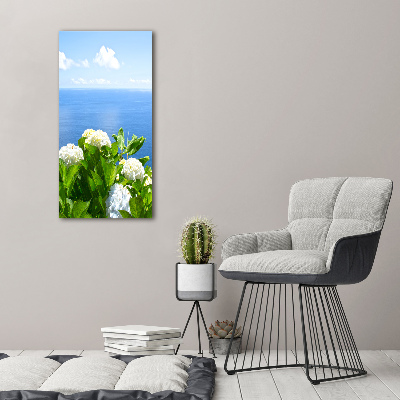 Tableau sur toile Hortensia de mer